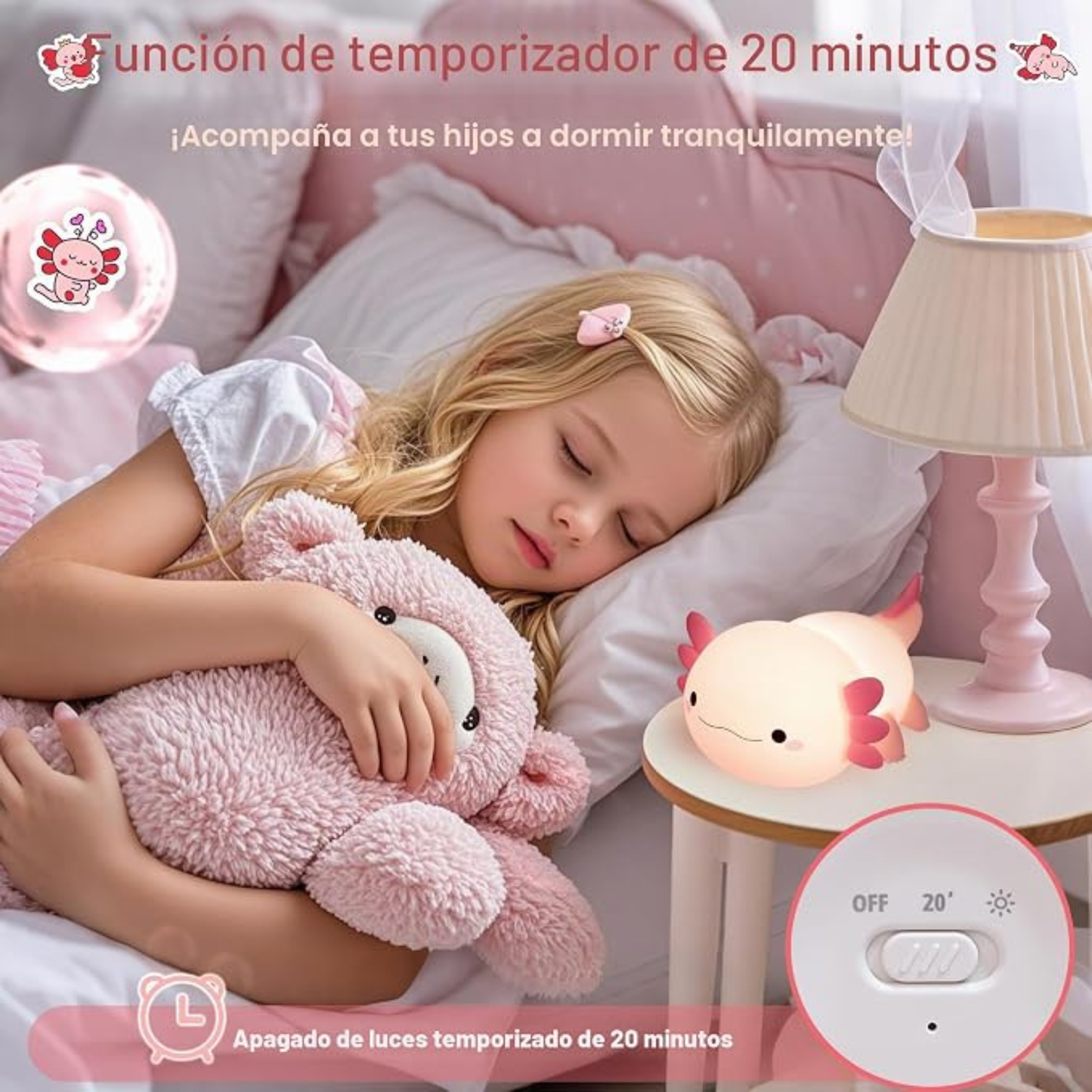 AxoGlow - Axolotl Night Lamp